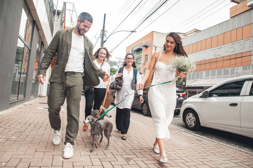 Chef Nathalie Passos se casa com o ator Pedro Neschling