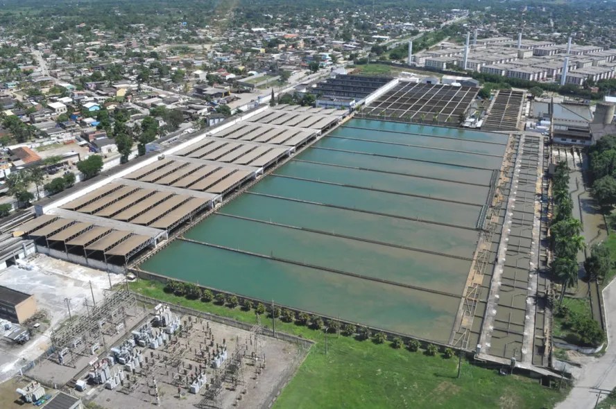 ETA do Guandu: chuvas reduziram drasticamente a capacidade da estação