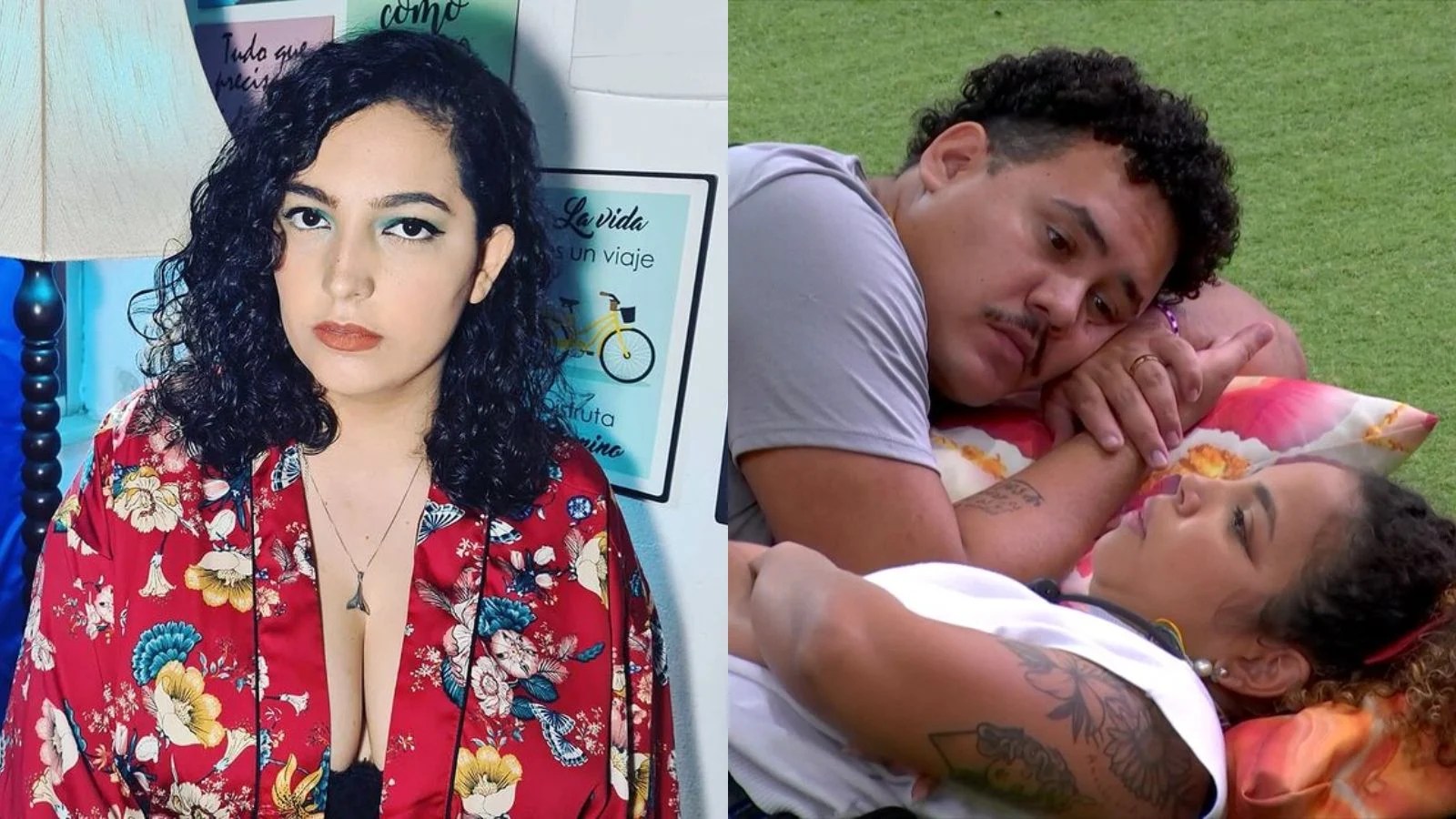 BBB: revoltada com flerte, esposa de Buda ganha 1,6 milhão de seguidores