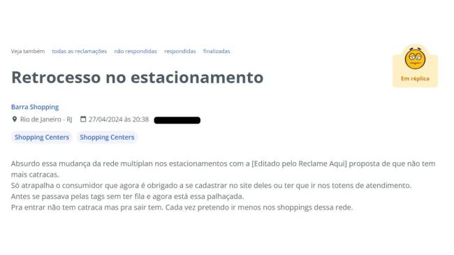 Clientes no Reclame Aqui
