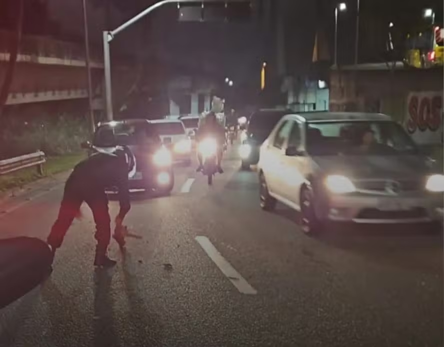 Perigo na pista: como ladrões têm criado armadilhas em asfalto na Barra