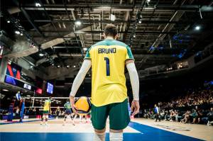 Bruninho na quadra Bruninho na quadra de vôlei