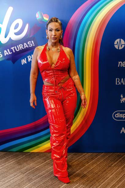 Valesca Popozuda animou o público que estava no espaço montado no Hotel Pestana Valesca Popozuda animou o público que estava no espaço montado no Hotel Pestana