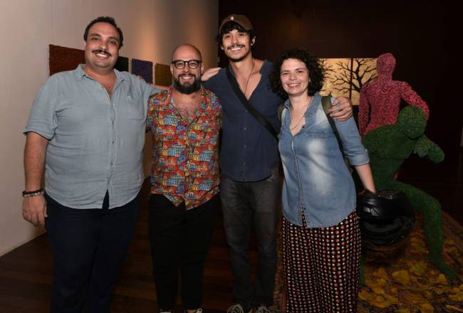 _DSC7104 Fabricio Faccio , Bernardo Arribada , Willy Chung e Maria Stoclker -Exposição WILLY CHUNG - DEZ 2024- CG