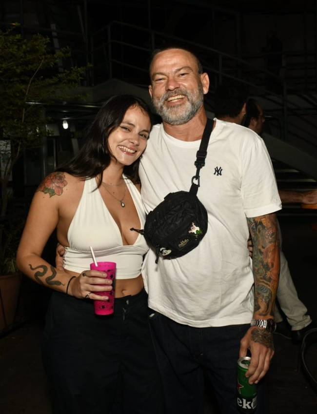 _DSC7349 O casal Alice Melo e o artista plástico TOZ - SHOW MARCOS VALLE 30 ANOS DUBAS - DEZ 2024 - CG