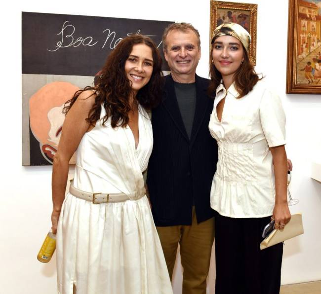 _DSC8015 Adriana Varejão , Pedro Buarque e Catarina Varejão