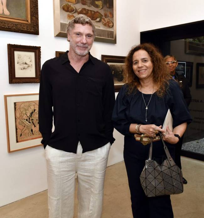 _DSC8349 Oskar Metsavaht e Beatriz Milhazes - Galeria FLE