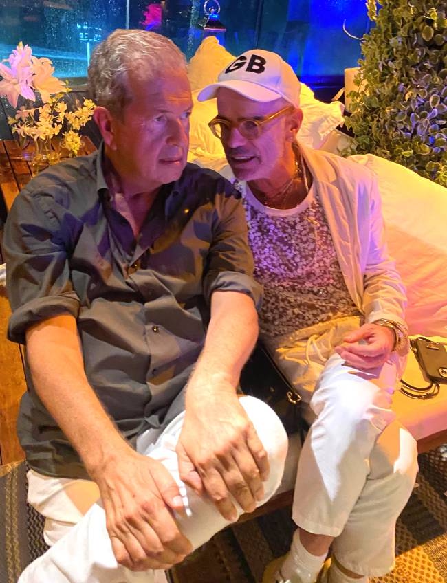 Mario Testino e Giovanni Bianco