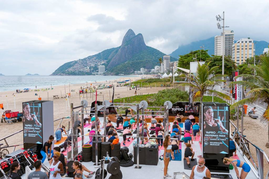 Rio Academia volta a Ipanema, com sucesso do ano passado: banheira de gelo