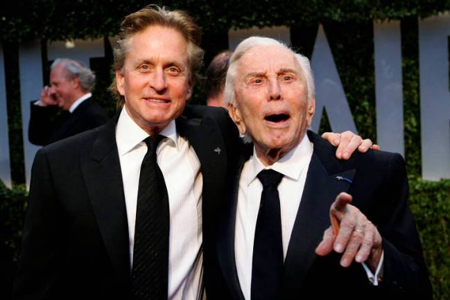 Michael e Kirk Douglas
