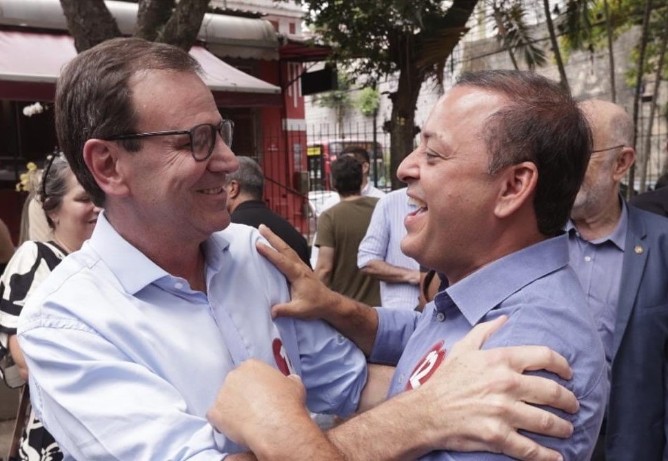 Prefeitos Eduardo Paes e Rodrigo Neves se encontram com Lula