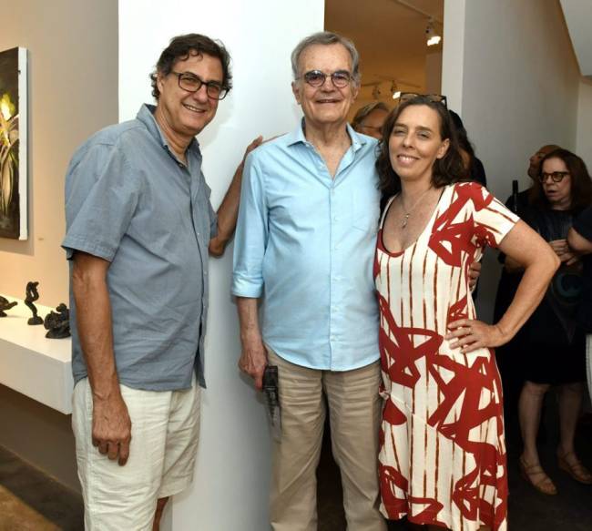 Rogério Emerson, Marcio Fortes e Isabel Diegues