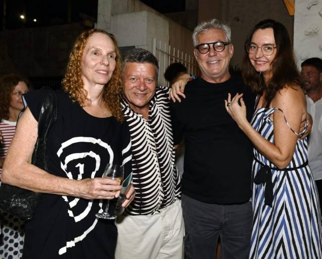 Eva Doris, Afonso Tostes, Marcos Chaves e Karen Harley