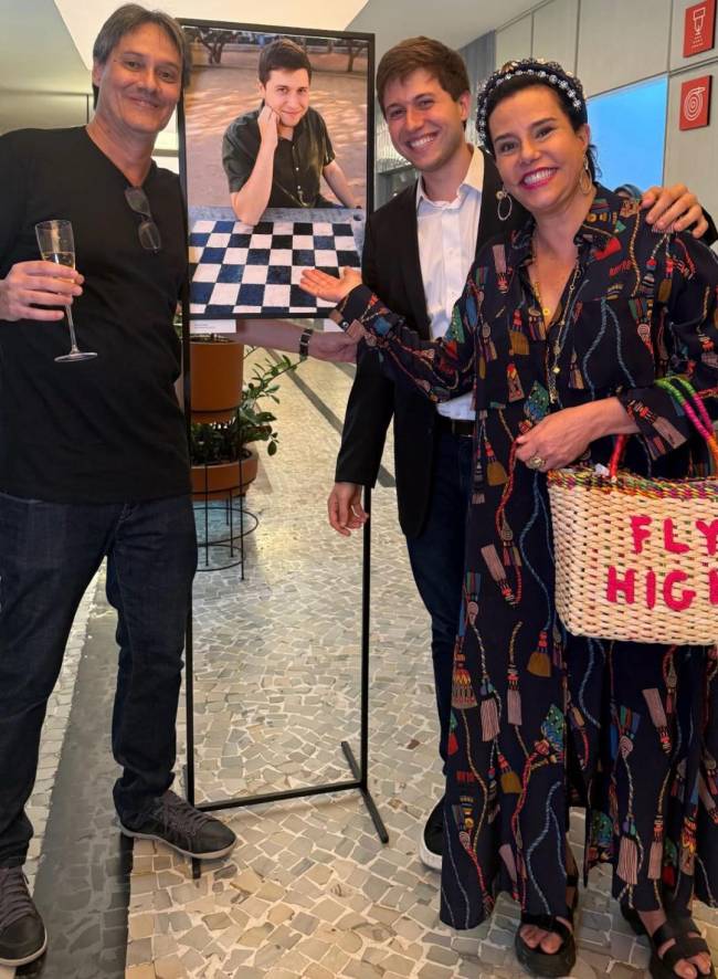 Pedro Garrido, Flávio Valle e Narcisa Tamborindeguy