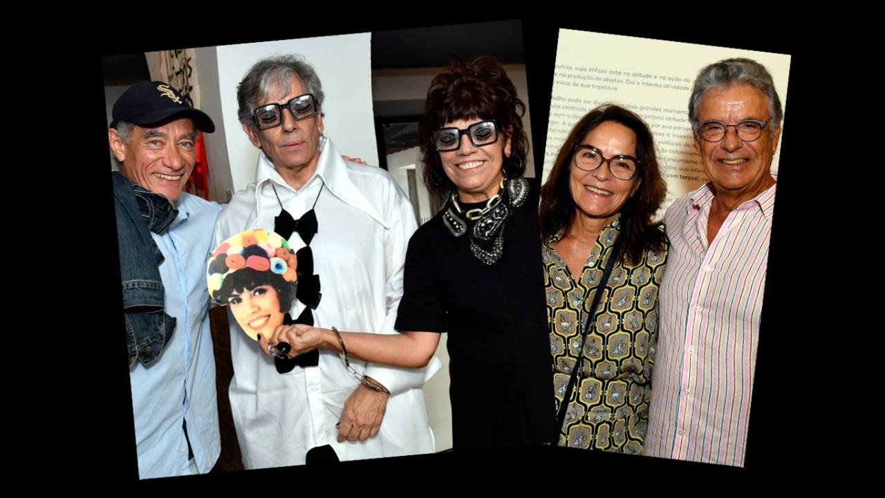 Chico Díaz com Alexandre Dacosta e Lucília de Assis; o casal Evangelina Seiler e Paulo Henrique Cardoso