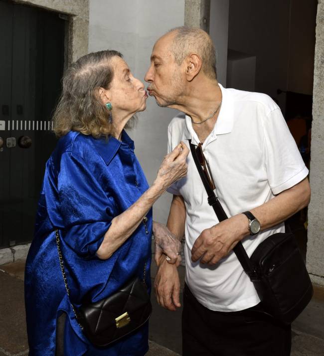 _DSC6352 Anna Bella Geiger e Fernando Cocchiarale - II SALÃO DE BELEZAS - MARÇO 2025 - CG