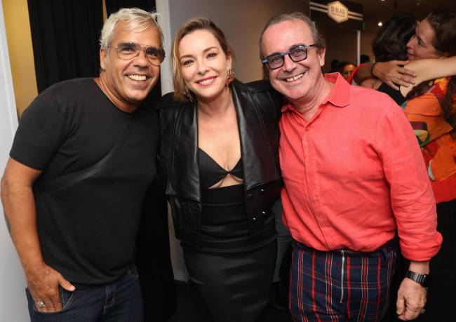 Evandro Rios, Regiane Alves e Nelson Fonseca