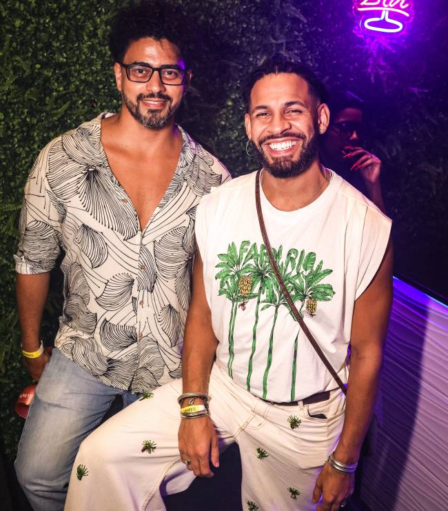 Marco Rocha (professor e acompanhante do Drayson) e Drayson Menezzes (ator - personagem Marcelo)