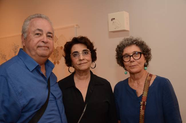 Roberto Padilha, Meise Halabi e Clara Rodrigues