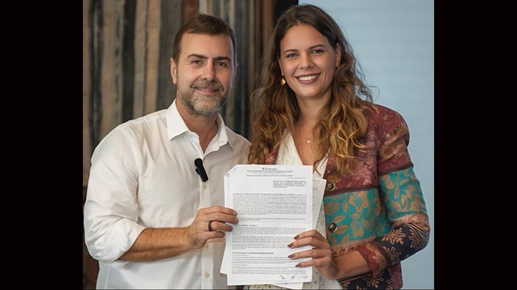 Freixo e Joana Henning: acordo para facilitar filmagens na Amazônia