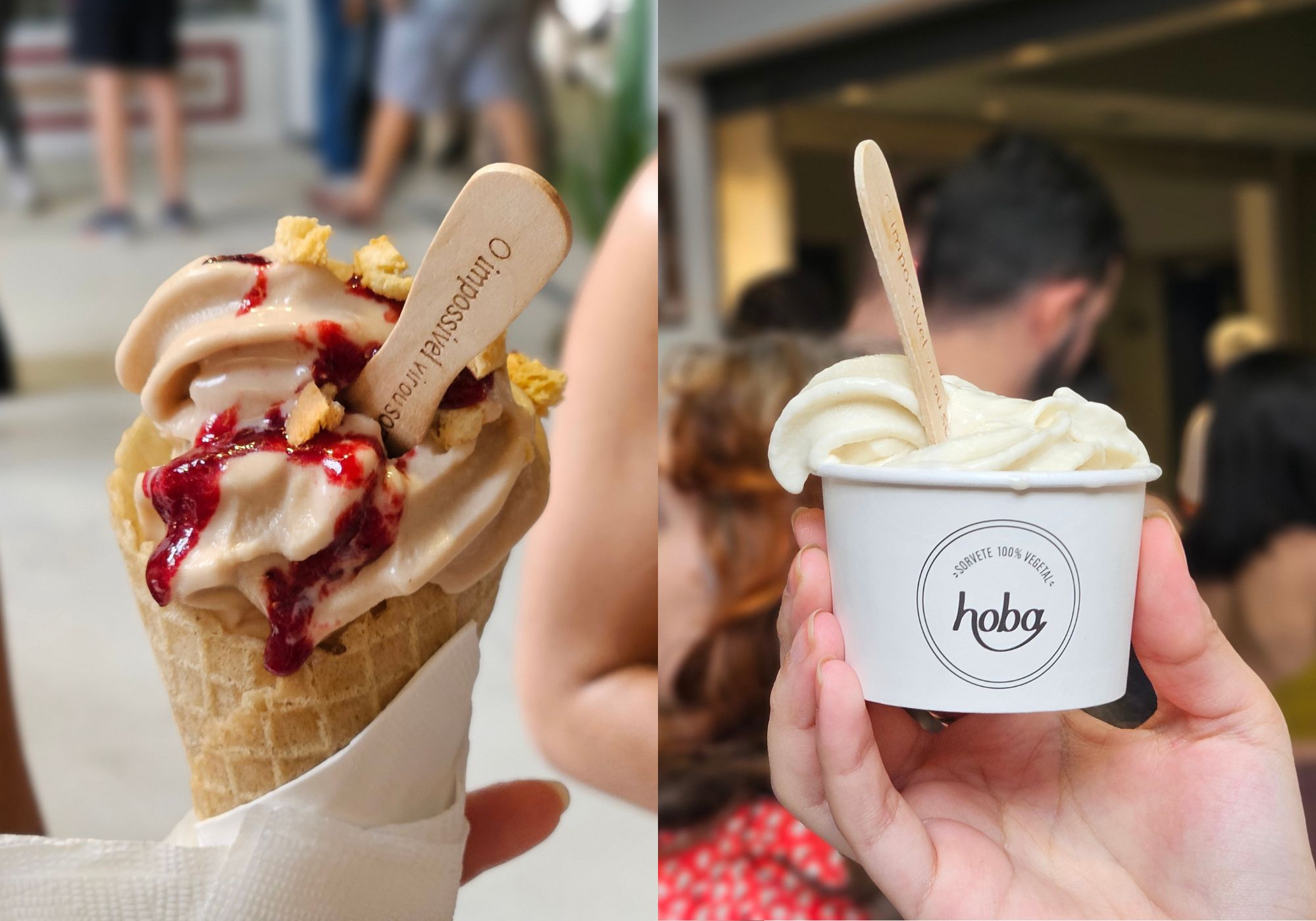 Sorvete de azeite? As surpresas veganas da Hoba no Novo Mercado São José