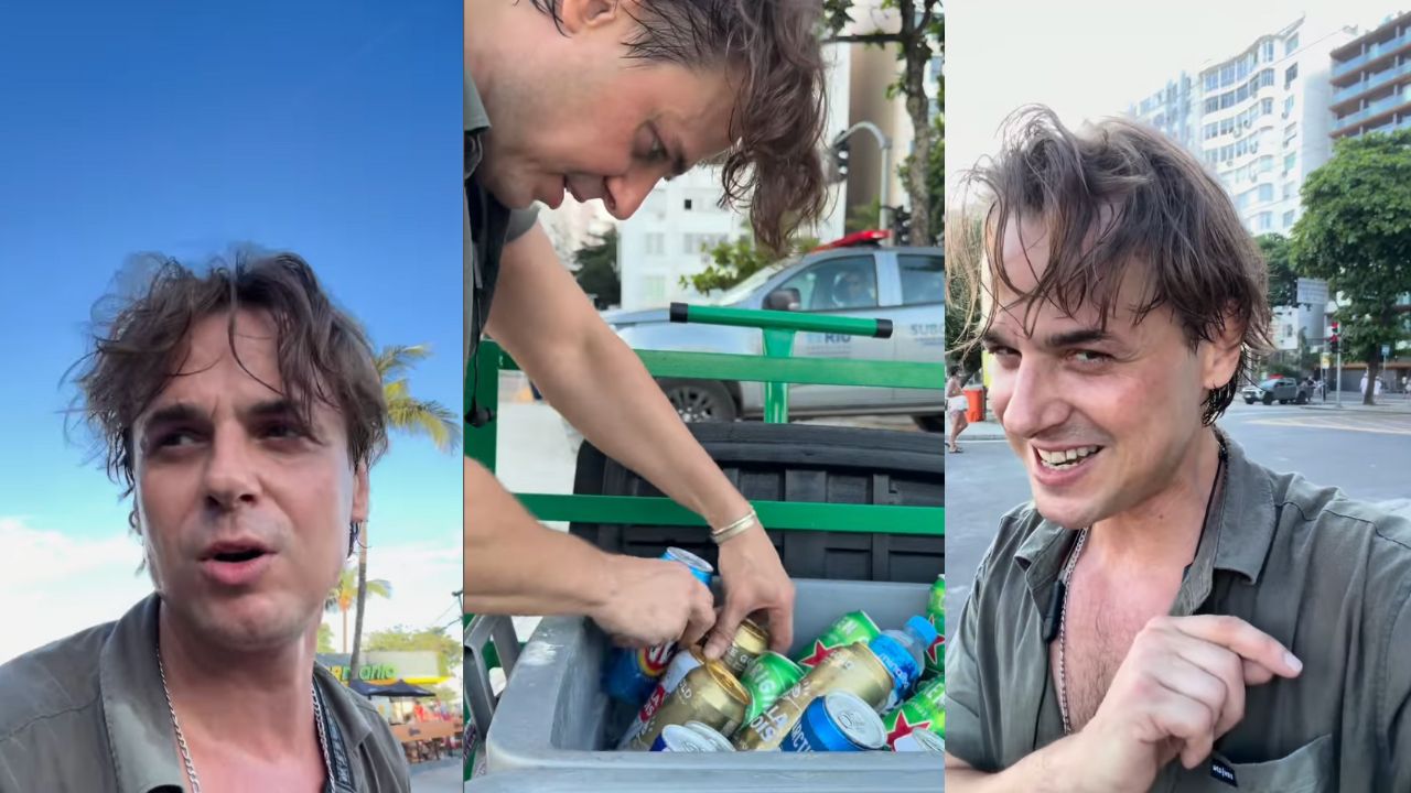 Ex-ator de Malhação é flagrado vendendo cerveja em Copacabana