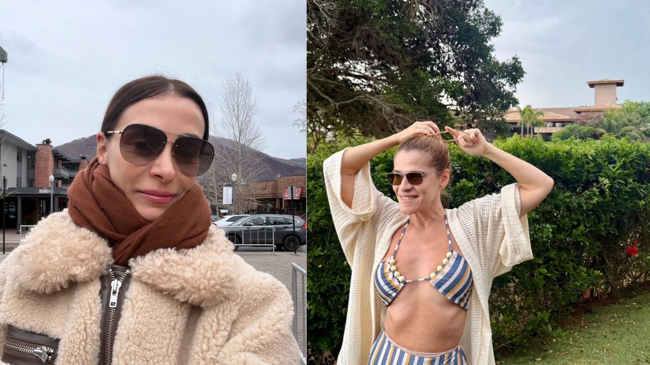 Parece até um reality show! As férias de Mônica Martelli e Ingrid Guimarães 