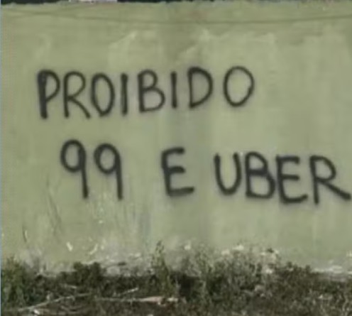 Entregadores e motoristas de Uber e 99 denunciam proibição de circulação