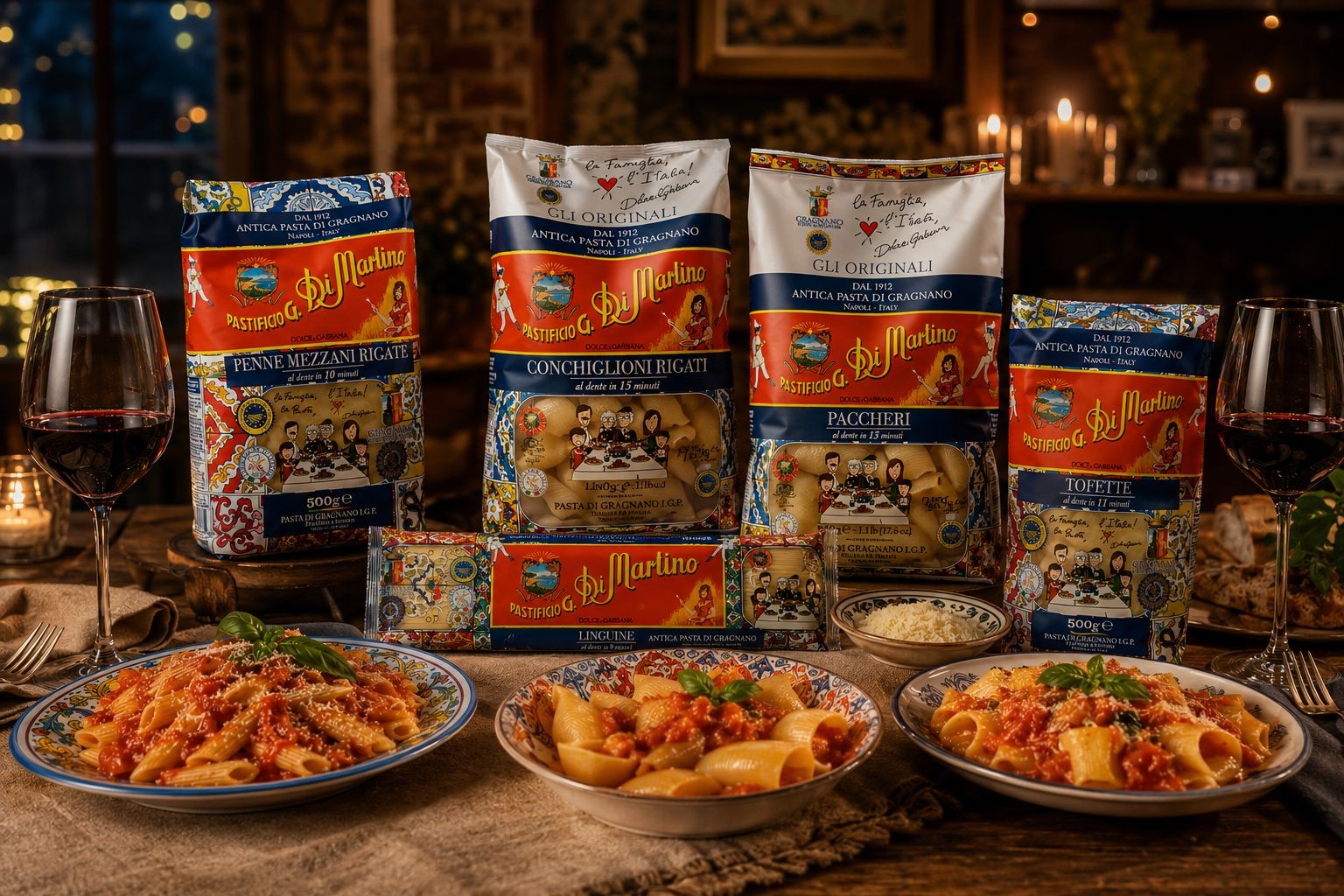 Quanto custa a massa da Dolce & Gabbana, à venda em supermercado do Rio